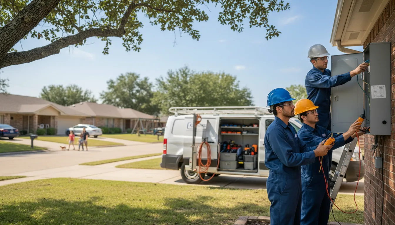 Certified electrician providing emergency electrical services in Matthews, GA